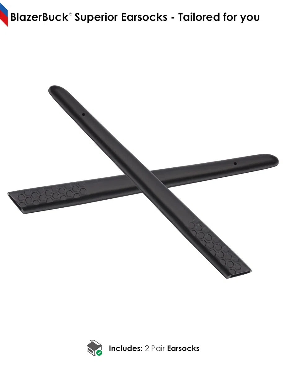 BlazerBuck Cuscinetti auricolari di ricambio per occhiali da sole Oakley Kato OO9455, nero e nero., 0