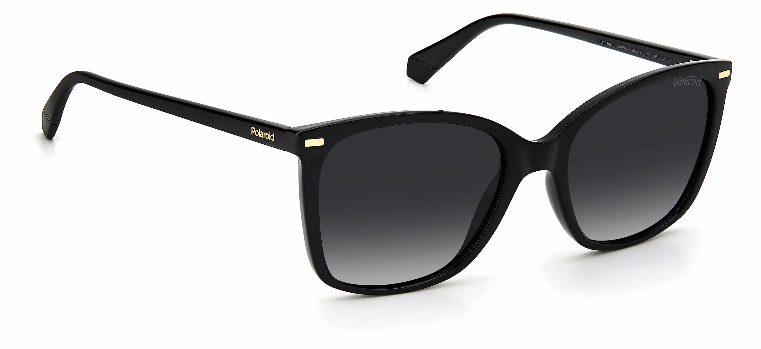 Polaroid PLD 4108/s 807/WJ Black 55 Occhiali, Donna