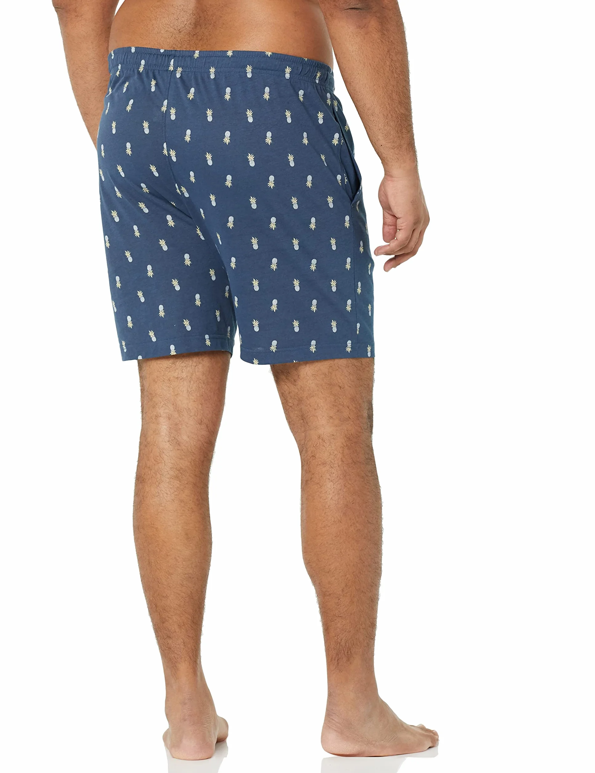 Amazon Essentials Uomo Pantaloncini del Pigiama in Maglia di Cotone da 18 cm