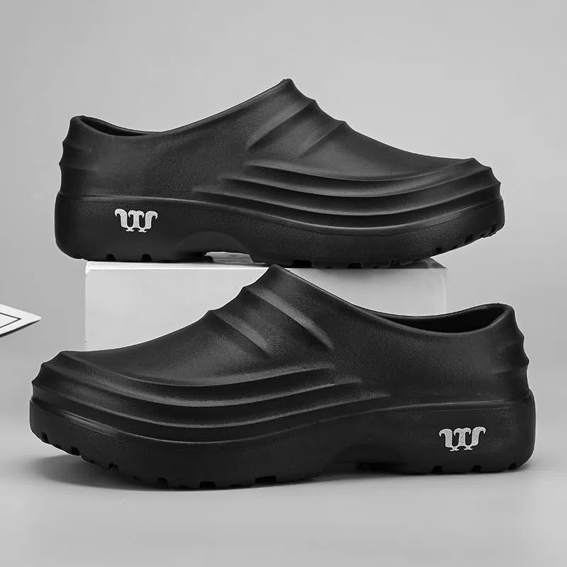 MEIAGDT Scarpe da Cucina Antiscivolo da Uomo e da Donna, Scarpe da Cuoco Resistenti all'olio e Impermeabili con Suola in Gomma Antiscivolo, Zoccoli da Uomo