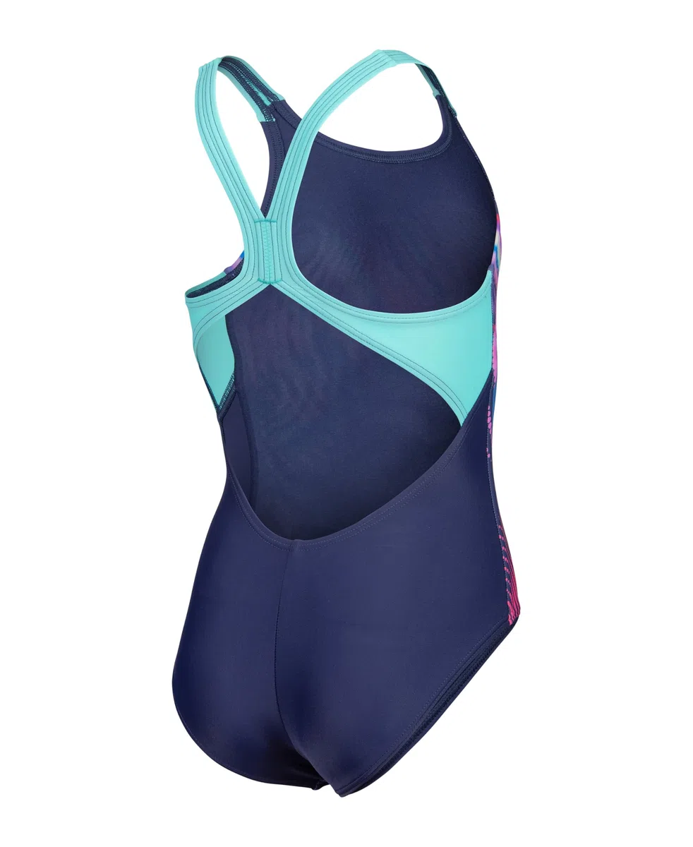 Arena G Arena Lit Logo Swimsuit V Back L One Piece Bambine e Ragazze (Pacco da 1)