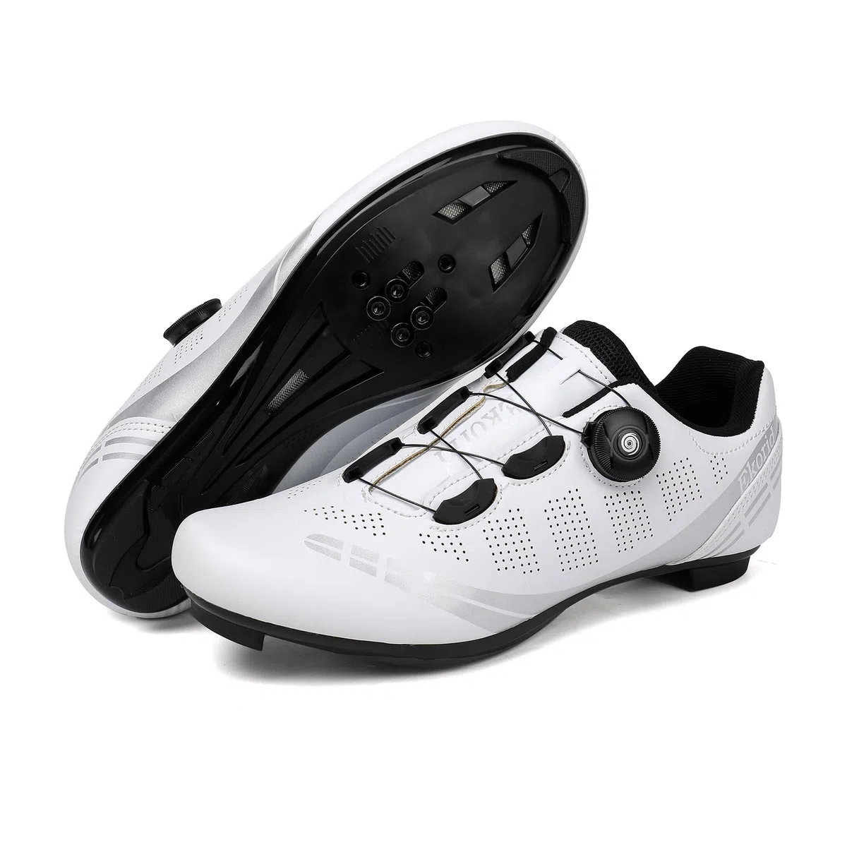Mateju Scarpe Ciclismo Strada Uomo Donna, 36-47 EU Scarpe Bici da Corsa Uomo Donna con SPD Calas Antiscivolo Traspiranti per Sportive da Esterno
