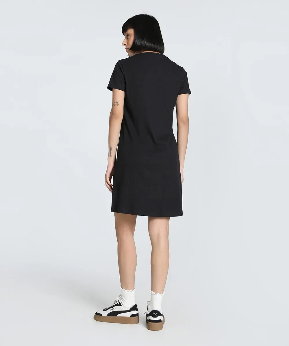 PUMA Ess Elevated Bodycon Rib Dress Vestiti Donna