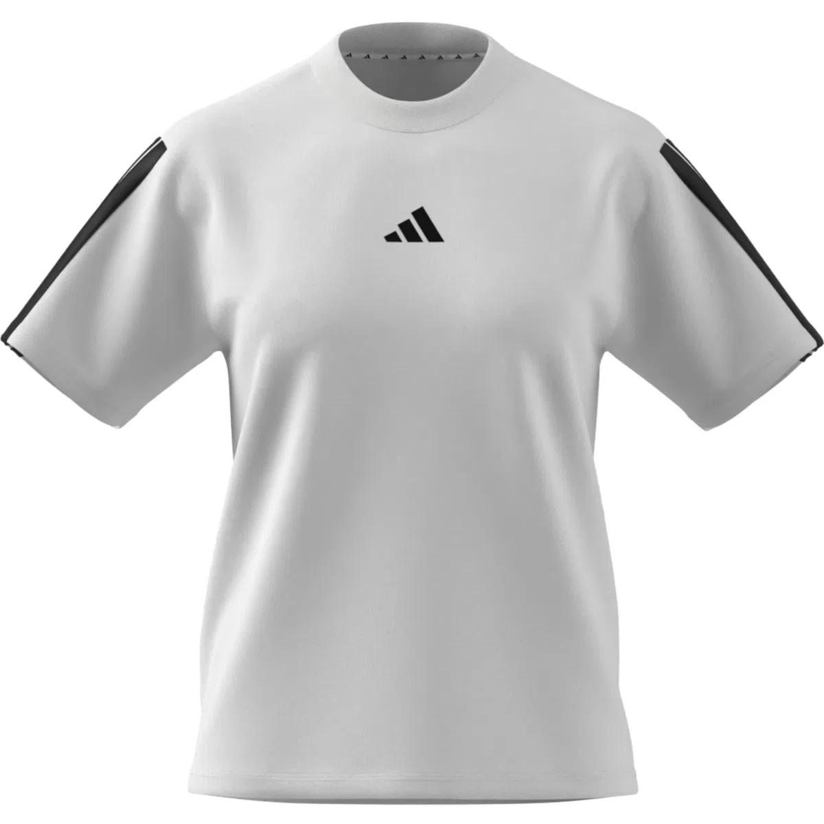 adidas Essentials 3-Stripes Sleeve Cotton T-Shirt T-Shirt Donna