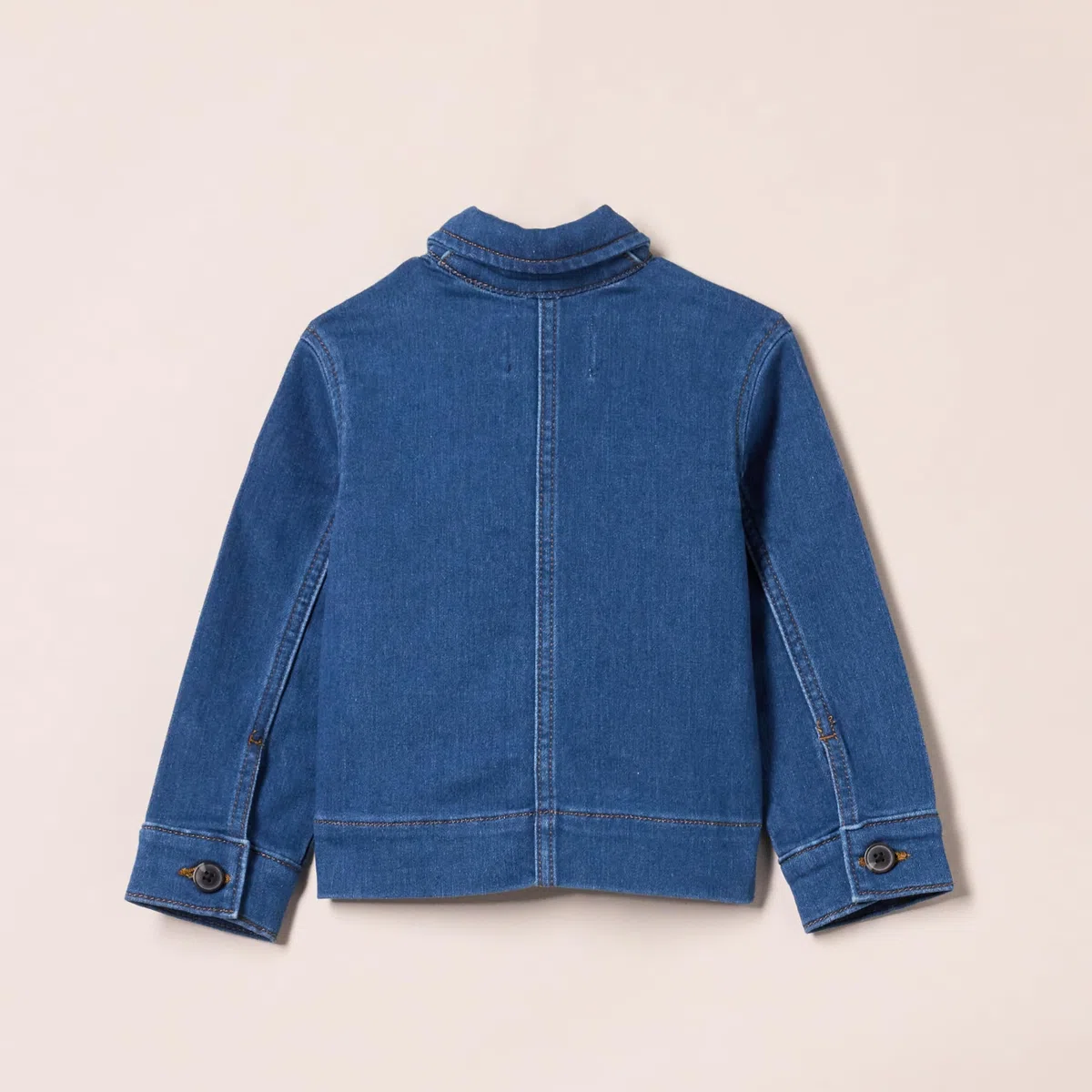 Amazon Essentials Giacca-Camicia in Denim dalla vestibilità Rilassata Unisex Bambini e Ragazzi