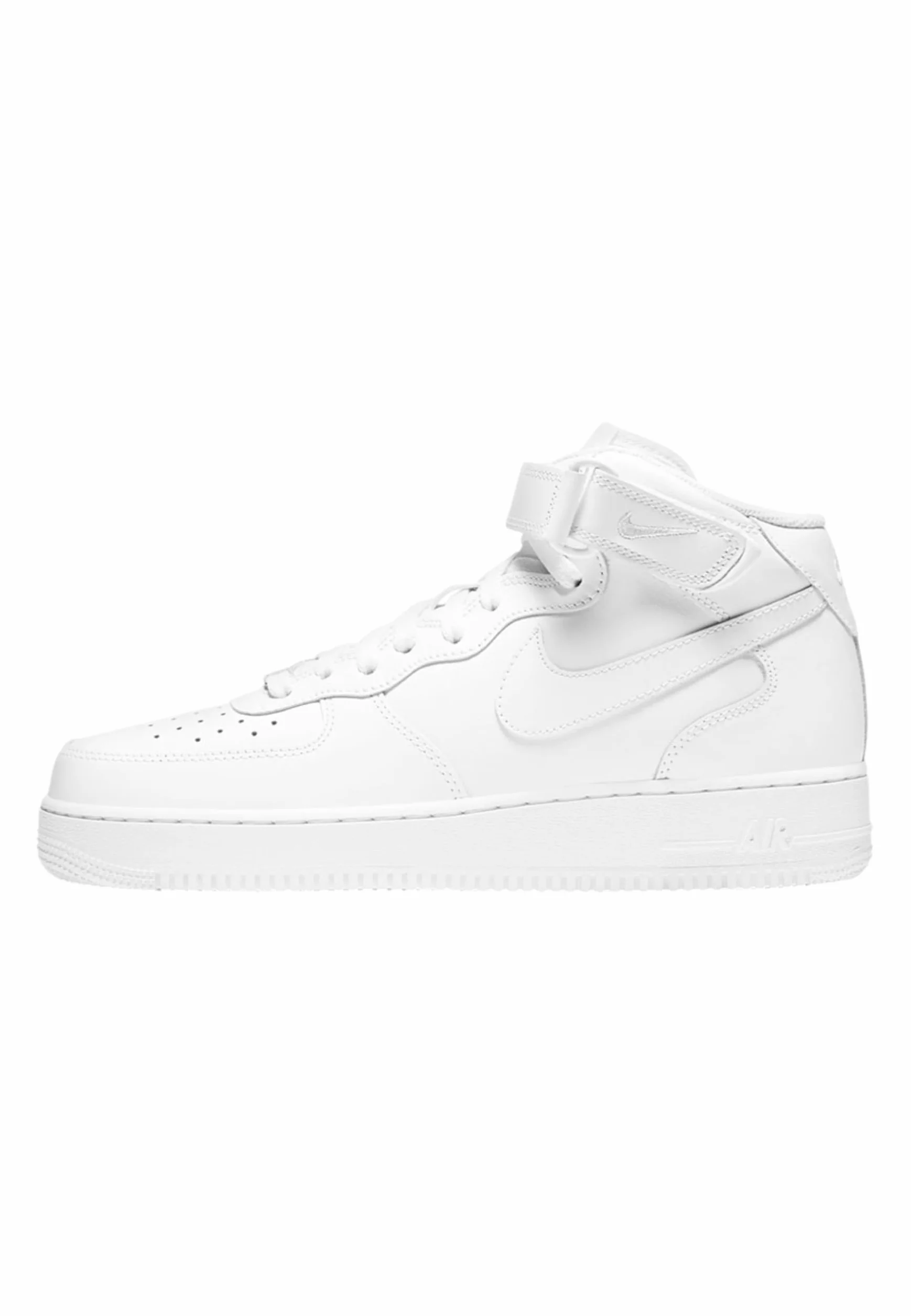 Nike CW2289-111 Air Force 1 Mid '07 Uomo, White/White EU 40