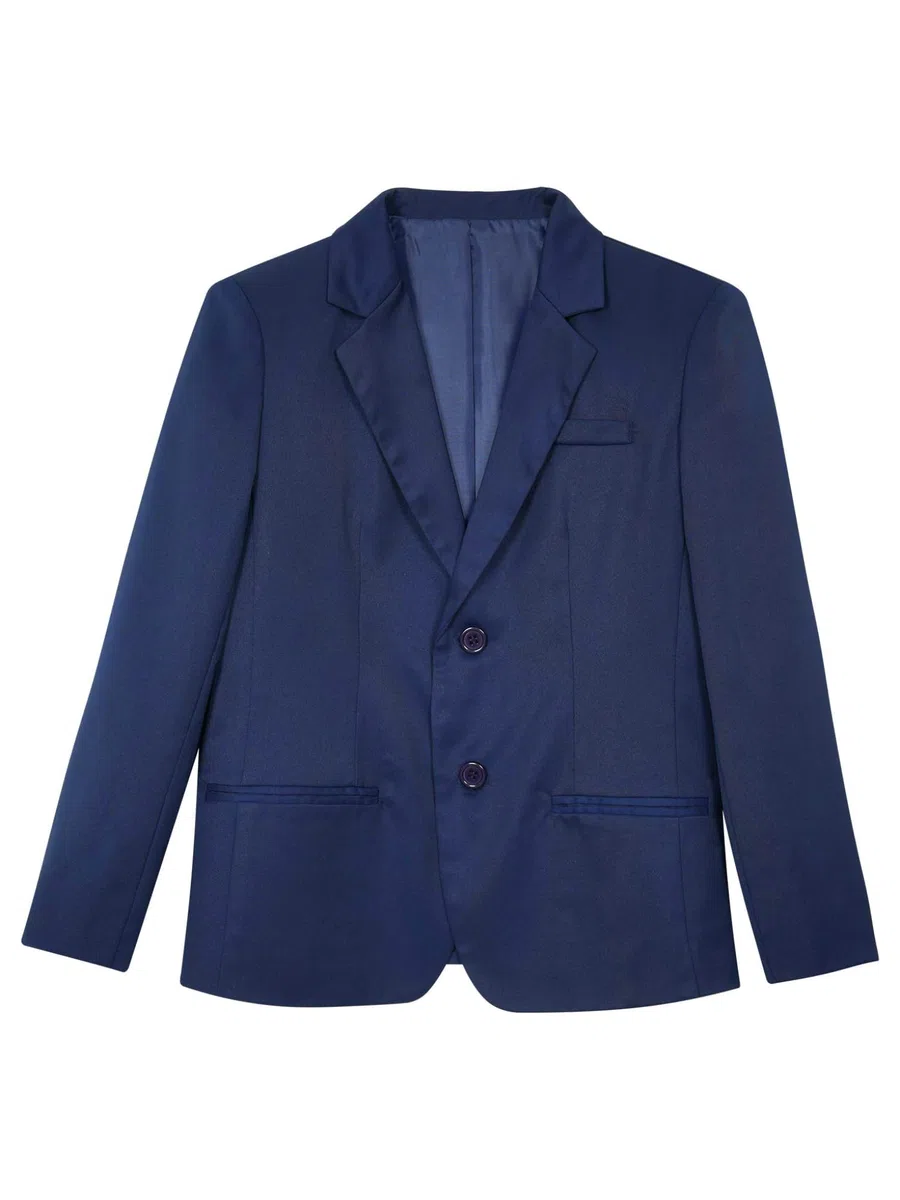 Blazer da Gentiluomo Bambini Ragazzi Giacca Elegante a Manica Lunga Completo Suit Cappotto Formale con Risvolto Capispalla da Banchetti Festa di Compleanno