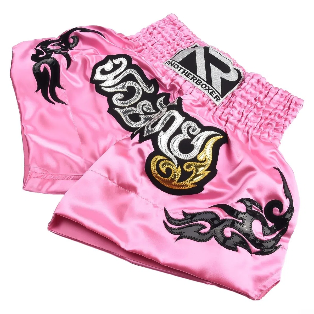 Pantaloncini da boxe con elastico in vita, unisex, per MMA e Muay Thai