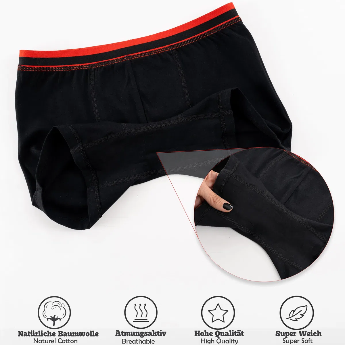 LOREZA ® 5/10 Boxer per Ragazzi Intimo Cotone Bambino Mutande 2 a 15 Anni