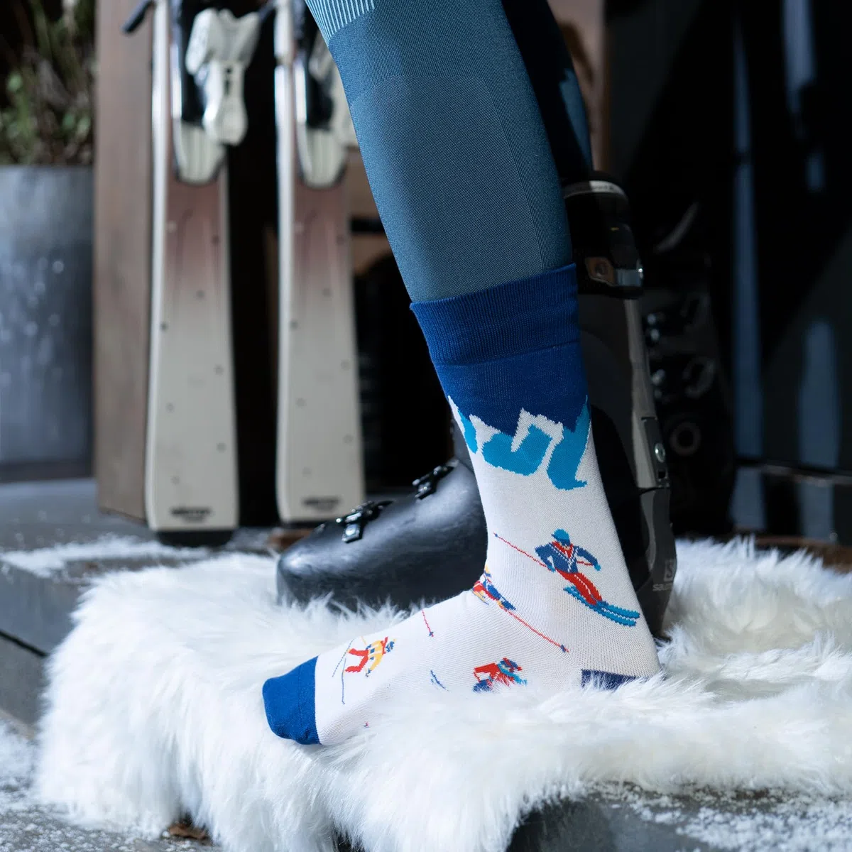 soxo Invernali Calzini Da Sci Donna Cotone Idee Regalo Uomo Caldi Calze Regali Divertenti 2 Taglie 3-5 Paia