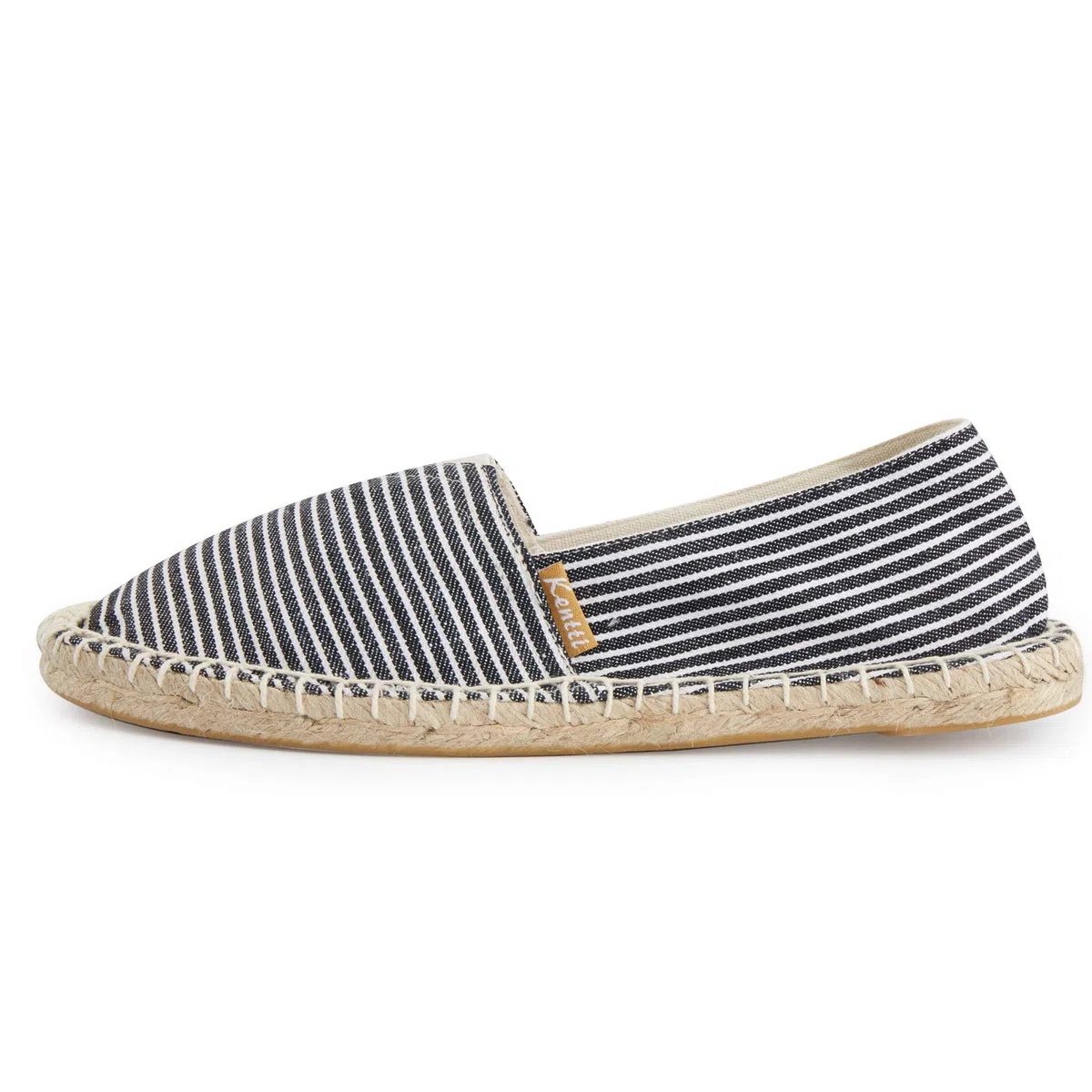 Uomo Striscia Multicolore Piatto Espadrillas