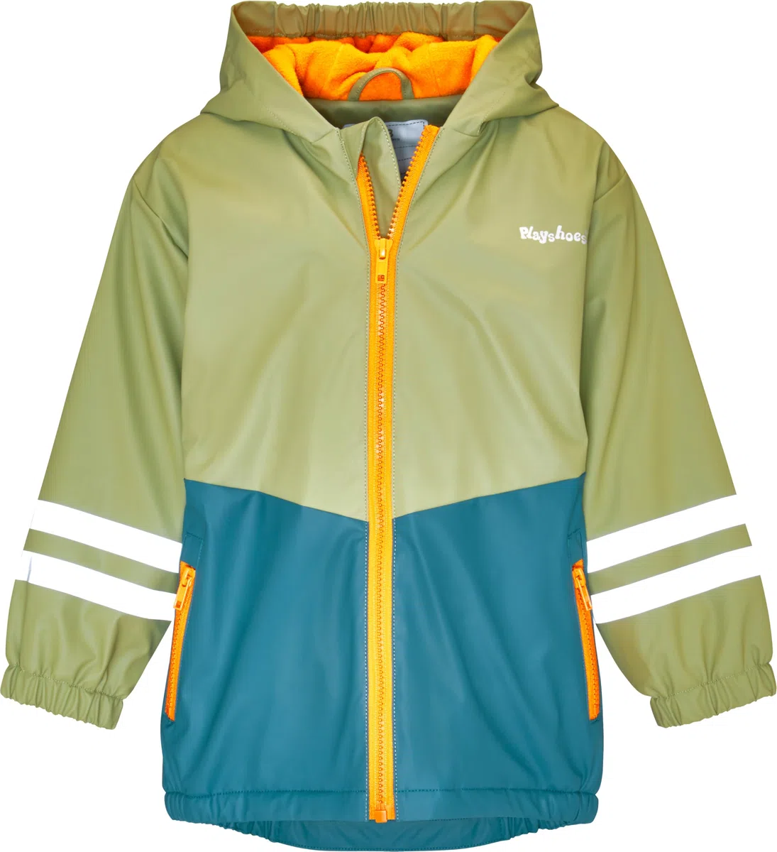 Playshoes Regenmantel Impermeabile Fodera in Pile Unisex-Bambini e Ragazzi