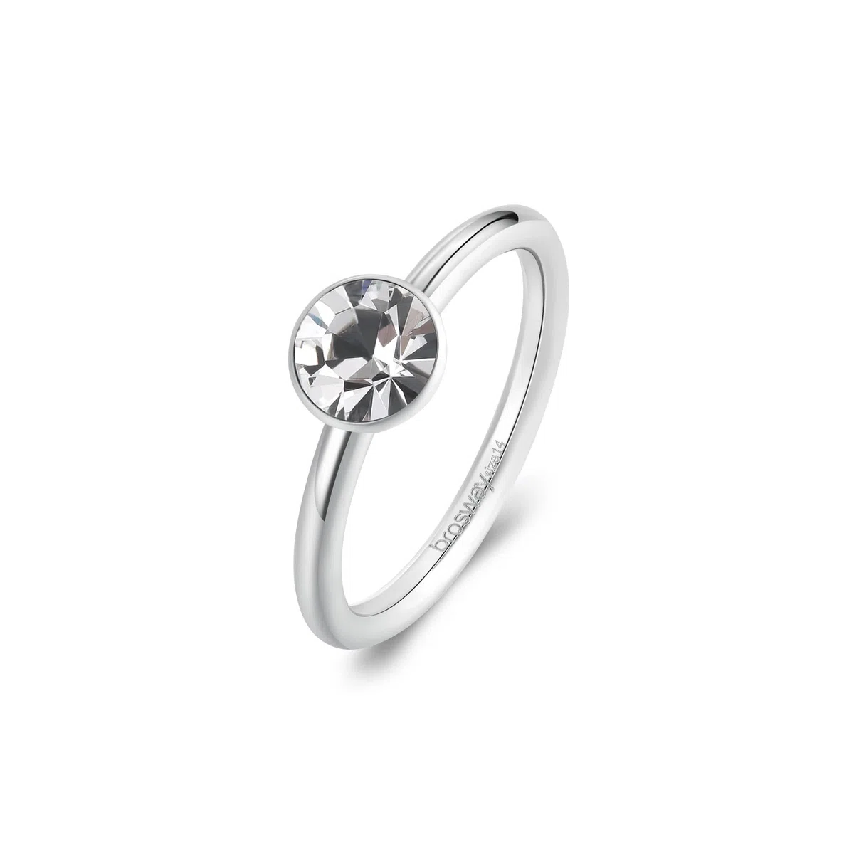 Brosway Anello Donna in Acciaio e Cristalli | Collezione Symphonia - BYM183