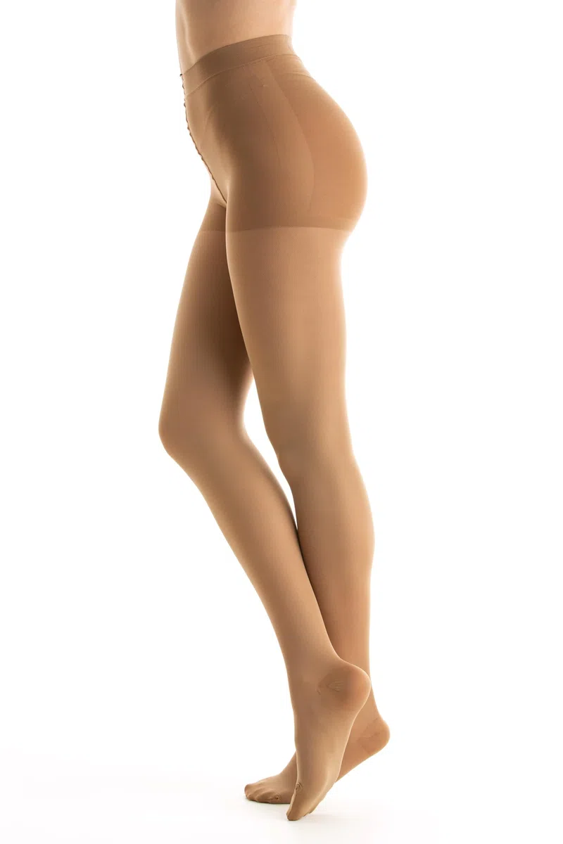 Gi&Gi Collant Contenitivi a Compressione Graduata 140 DEN 18-21 MMHG CLASSE 1, Calze Modellanti da Donna MICRO FIBRA OPACO,