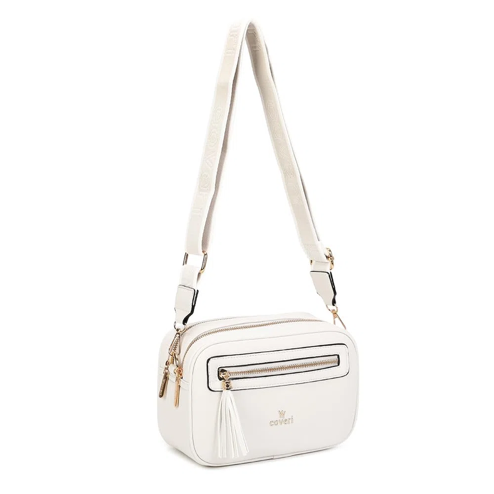 Borsa a Tracolla Donna Piccola con 2 Scomparti Capienti - Borsa Mano PU Pelle Sintetica - Borsetta Moda Borse Spalla- Crossbody Bag