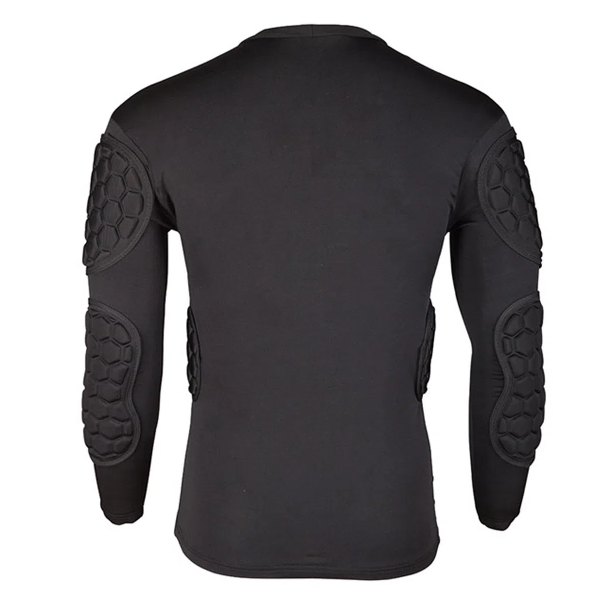 Maglia a compressione per portiere giovanile – abbigliamento sportivo resistente, abbigliamento protettivo da allenamento | tecnologia di imbottitura in EVA rinforzata, sistema di protezione cuscino