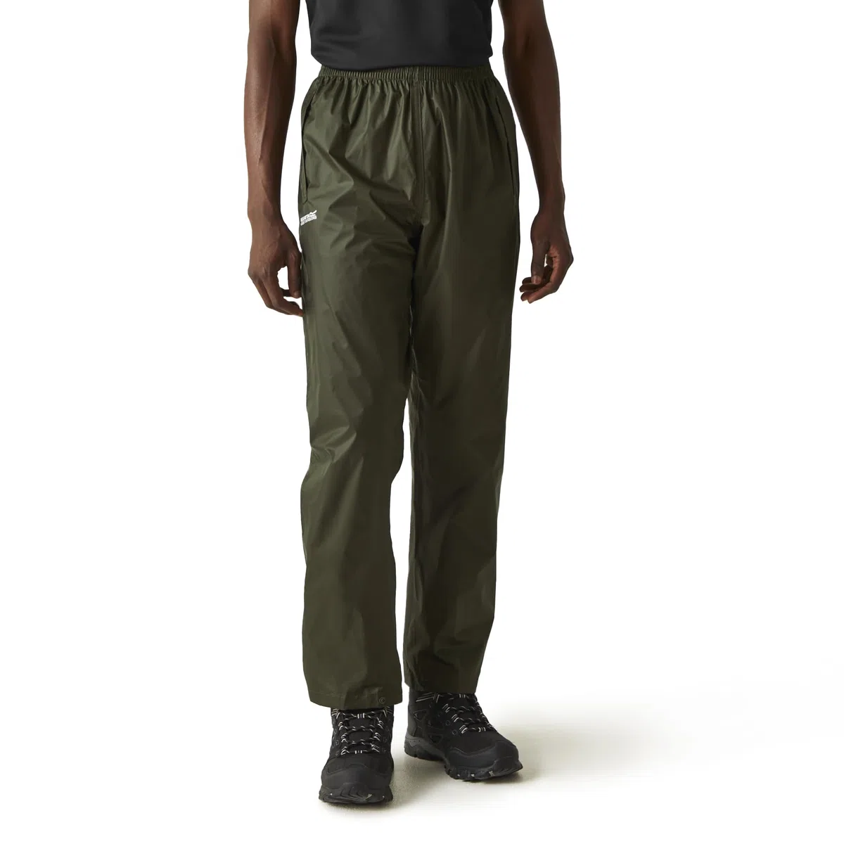 Regatta - Pack It' Pantaloni Impermeabili Traspiranti Ripiegabili Cuciture Nastrate, Overtrousers Uomo