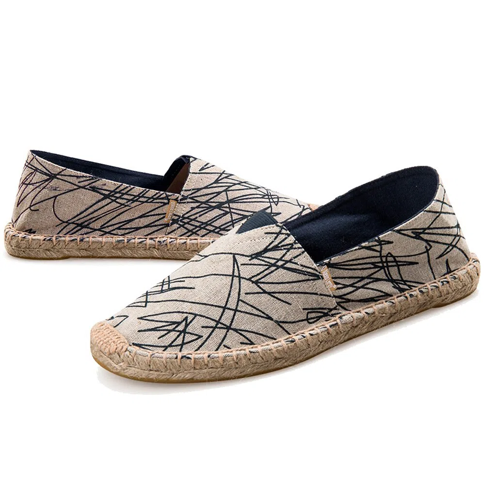 Alexis Leroy Graffiti, Espadrillas di Tela Uomo