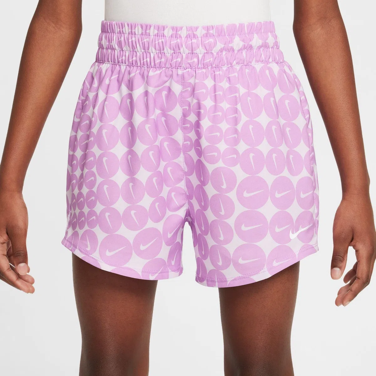 Nike - One Webshorts mit Hohem Bund für Ältere Kinder (Mädchen), Pantaloncini a Vita Alta per Bambini più Grandi (Ragazze) Bambine e Ragazze