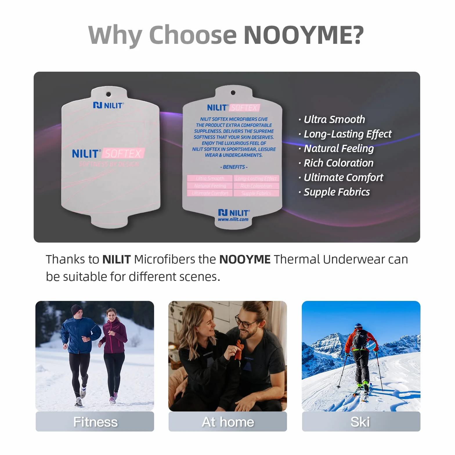NOOYME Calzamaglia Termica Uomo Pantaloni Termici Uomo Traspirante Asciugatura Rapida Leggins Uomo Pantaloni Compressione Uomo per Sci Ciclismo Corsa Allenamento