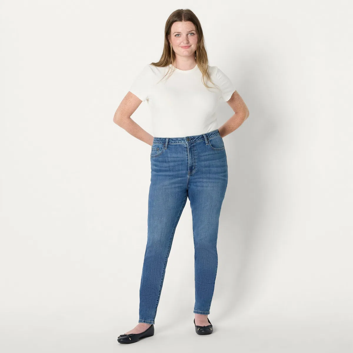 Amazon Essentials Donna Jeans Skinny Affusolati a Vita Alta