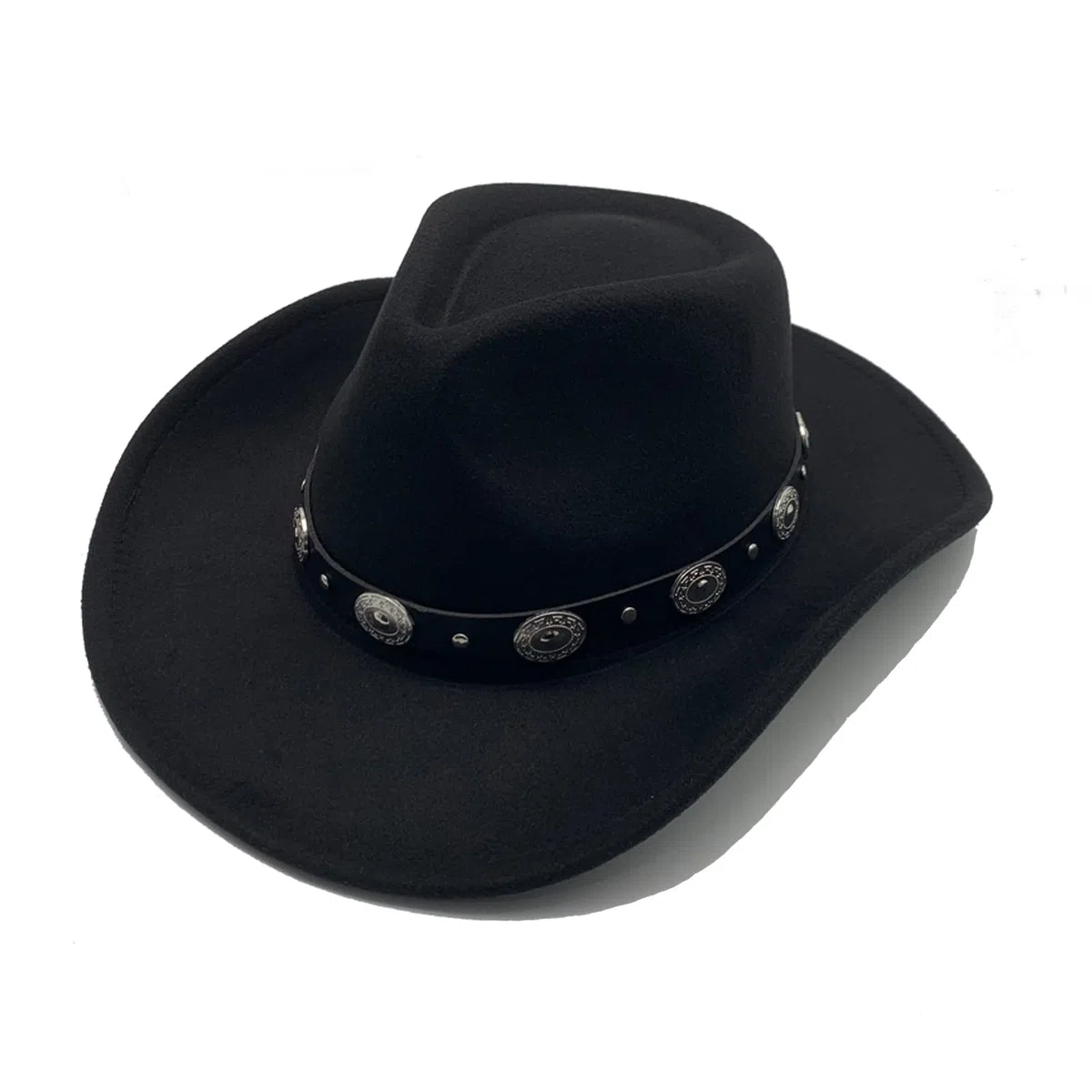 Willheoy Cappello da Cowboy a Tesa Larga Occidentale Western Australia Grande Bordo Unisex Uomo e Donna in Feltro Vintage