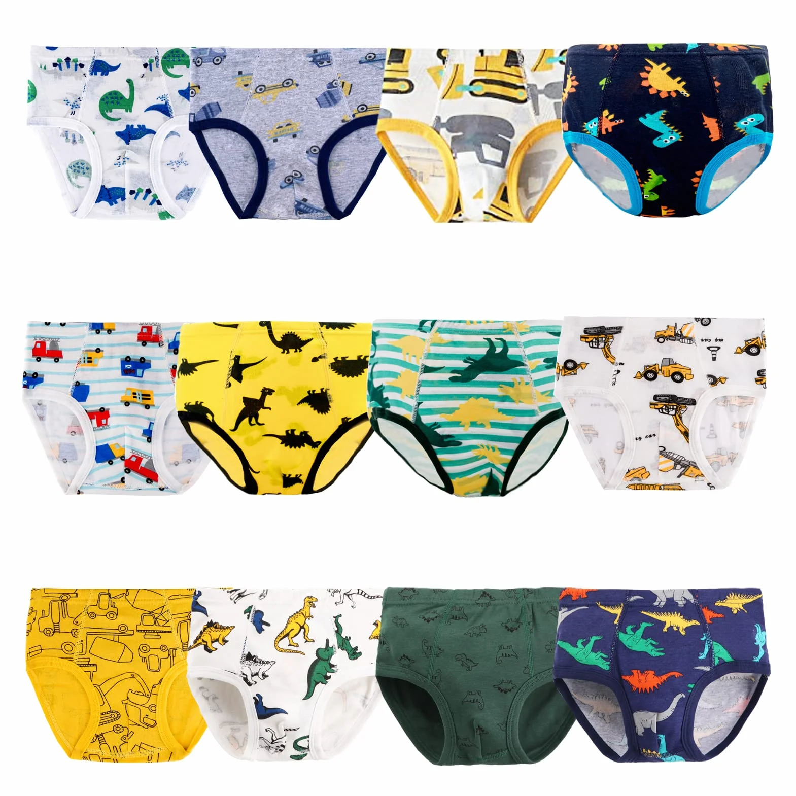 JackLoveBriefs Slip Bambino Ragazzo Mutande in Cotone 2-10 Anni