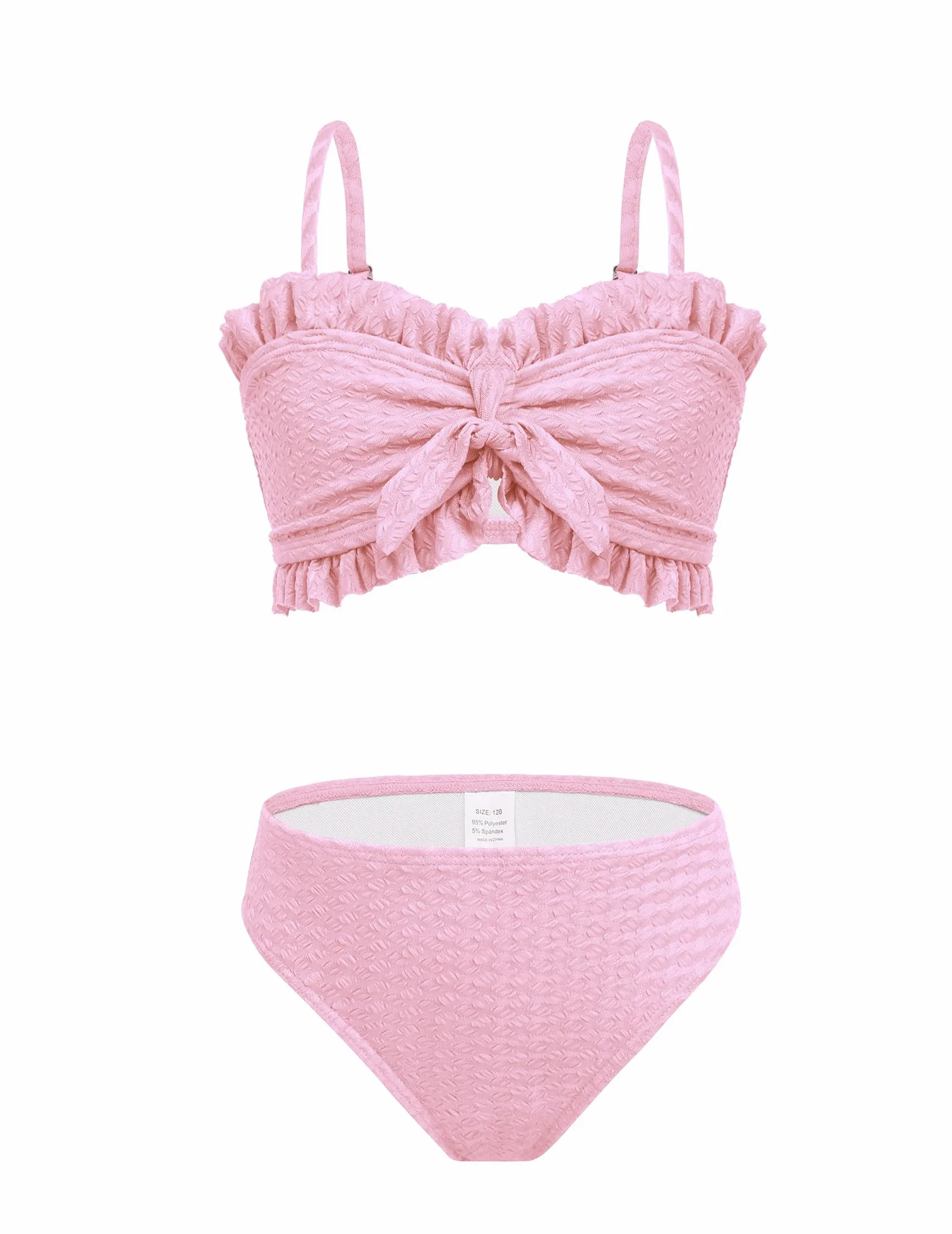 Arshiner Ragazze Costumi da Bagno 3 Pezzi Bikini Tuta Camisole Top con Coprire i Gonna Corta da Spiaggia Bambini Nuoto Costume Surf Costumi da Bagno 5-14 Anni