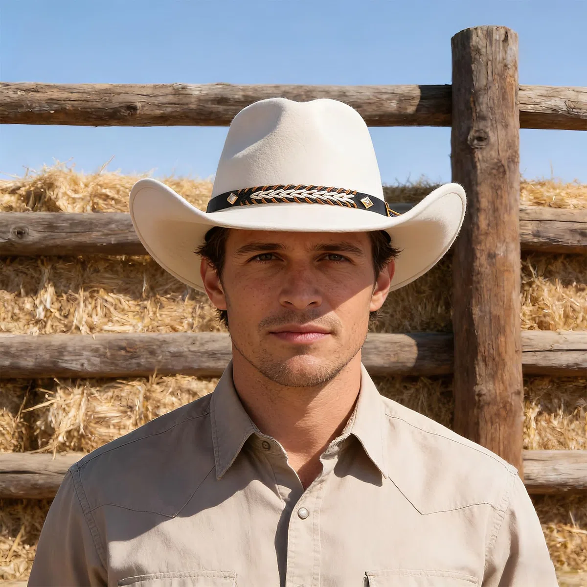 Classico cappello da cowboy, universale, da cowboy occidentale, per uomini e donne, adatto per campeggio, giardinaggio, vacanza, morbido ed elegante cappello da cowboy