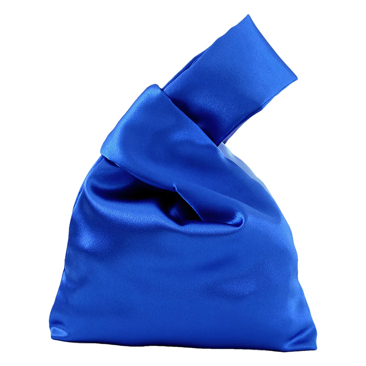 Piccola Borsa con Nodo in Raso da Donna Pochette da Sera Borsa con Cinturino da Polso Tote Bag