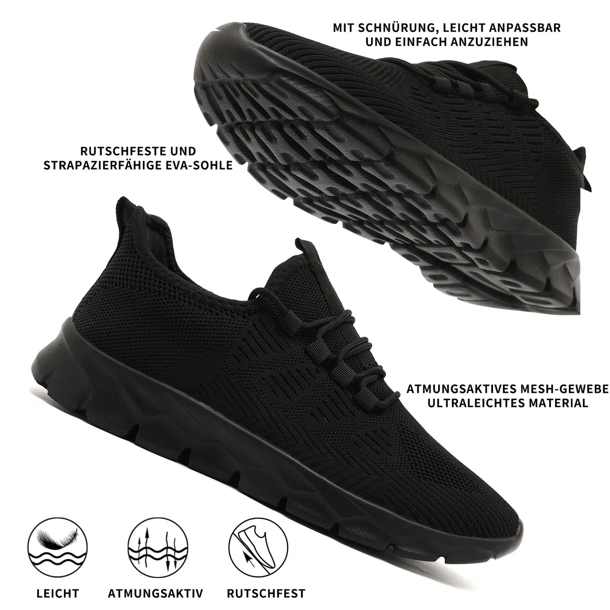 Scarpe Uomo Running Corsa Sneakers Ginnastica Camminata Casual Jogging Trekking Tennis Scarpe Outdoor Fitness Sportive Palestra Sneakers