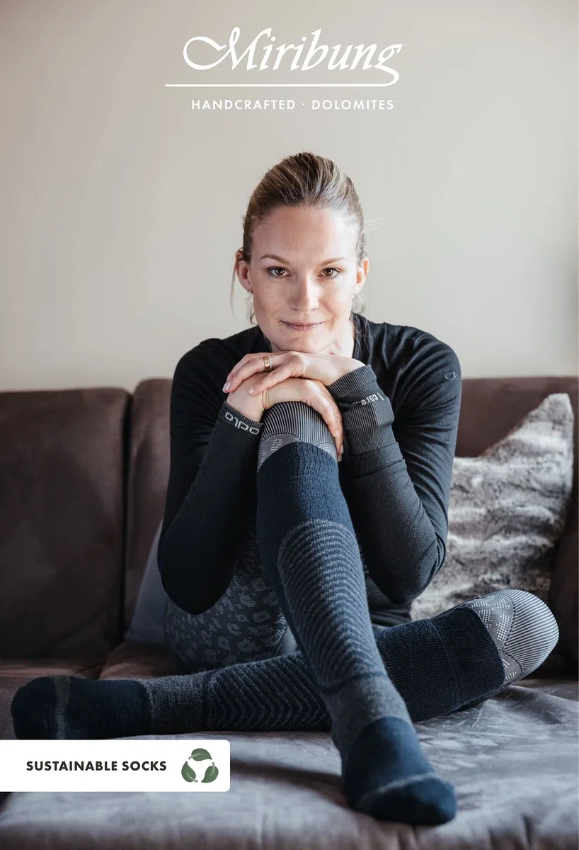 Calze Sci Pure Merino - 95% Lana Merino naturalezza e Comfort - Morbidi, Leggeri, Traspiranti per Donna, Uomo - qualità Alpina Made in Alto Adige