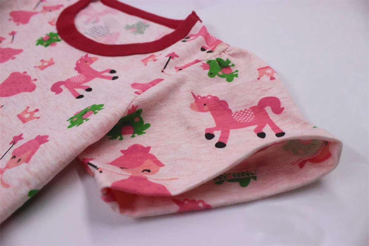 Camicie da notte per ragazze, vestito per bambini, camicia da notte con unicorno, confezione da 2, 3-10 anni