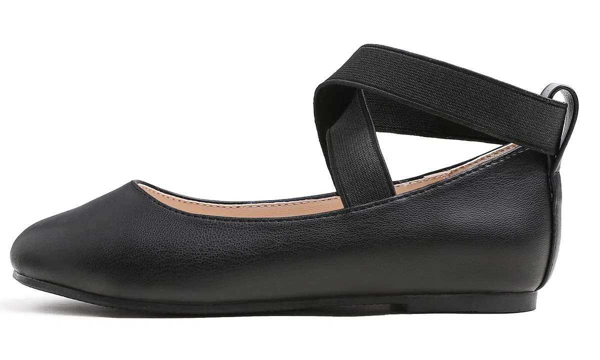 Feversole Girls Cute Dress,Ragazze Mary Jane Strap Scarpe Basse Ballerine da Principessa Scarpe da Scuola Piatte