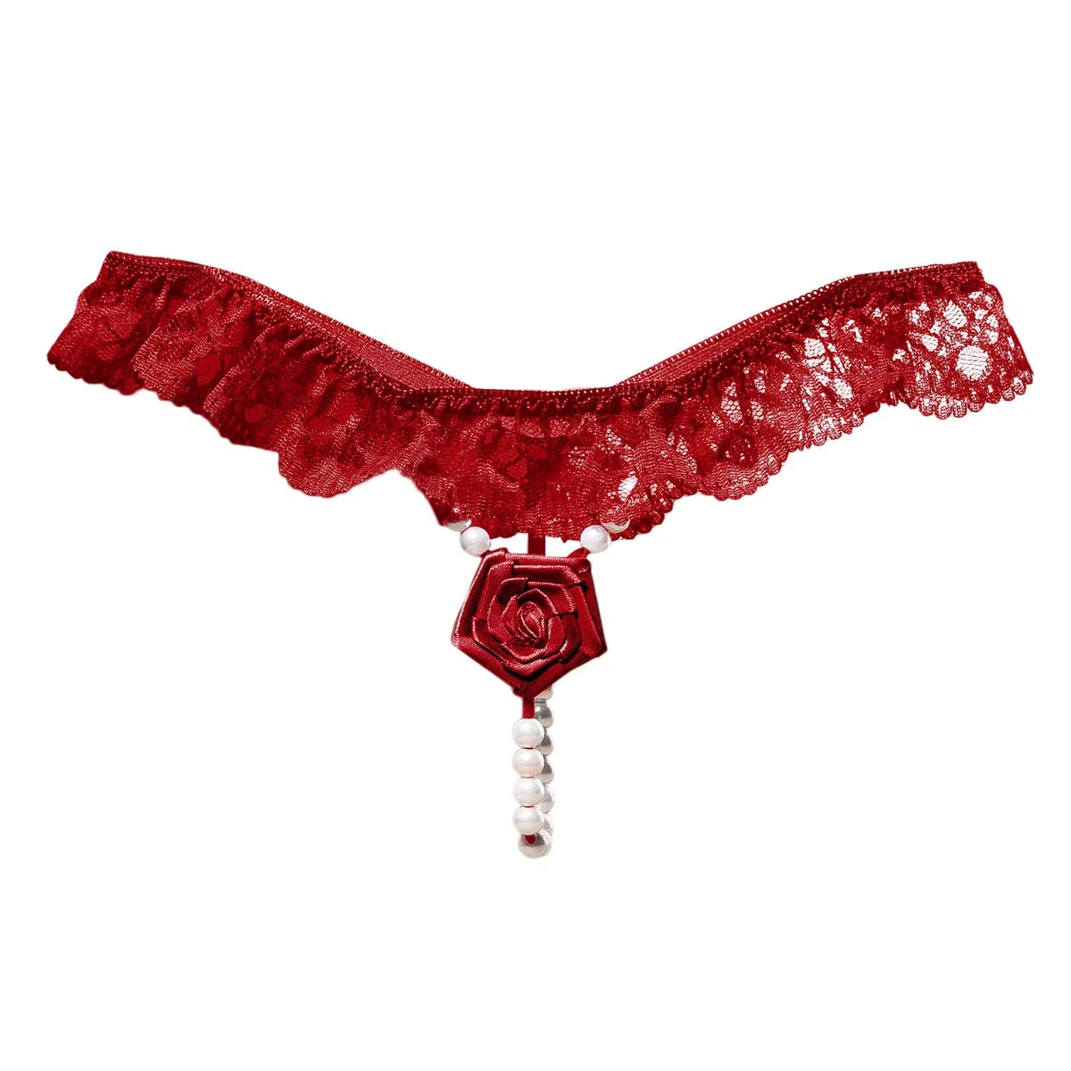 2025 - Biancheria intima da donna perizoma in pizzo bikini mutandine G String perizoma stretch Ladie Lettera perizoma perizoma perizoma donna biancheria intima set rosso