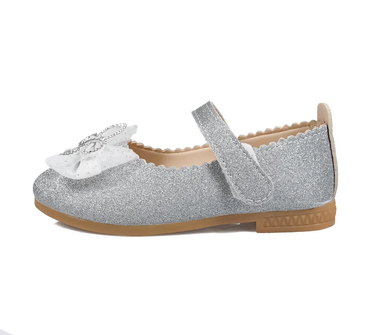 Scarpe Principessa Bambina Bimba Glitterate Scarpe Ragazza con Paillettes Eleganti