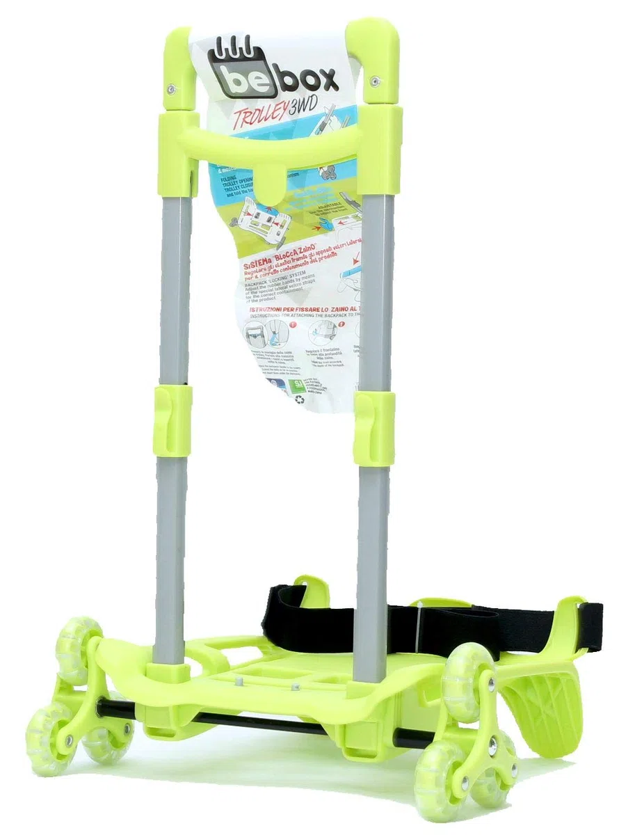 Trolley Pieghevole 3WD Be Box Verde Chiaro Seven