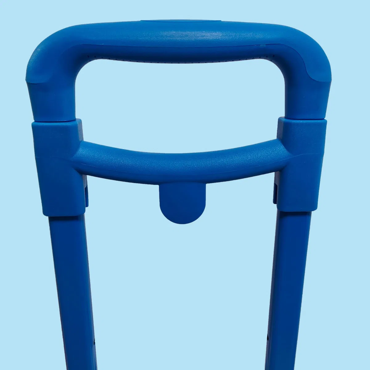RAYLU PAPER - Carrello porta zaini scuola pieghevole, leggero e resistente con ruote in gomma e maniglia estraibile, carrello per zaini scolastici dimensioni 86 x 27 x 26 cm (blu chiaro)