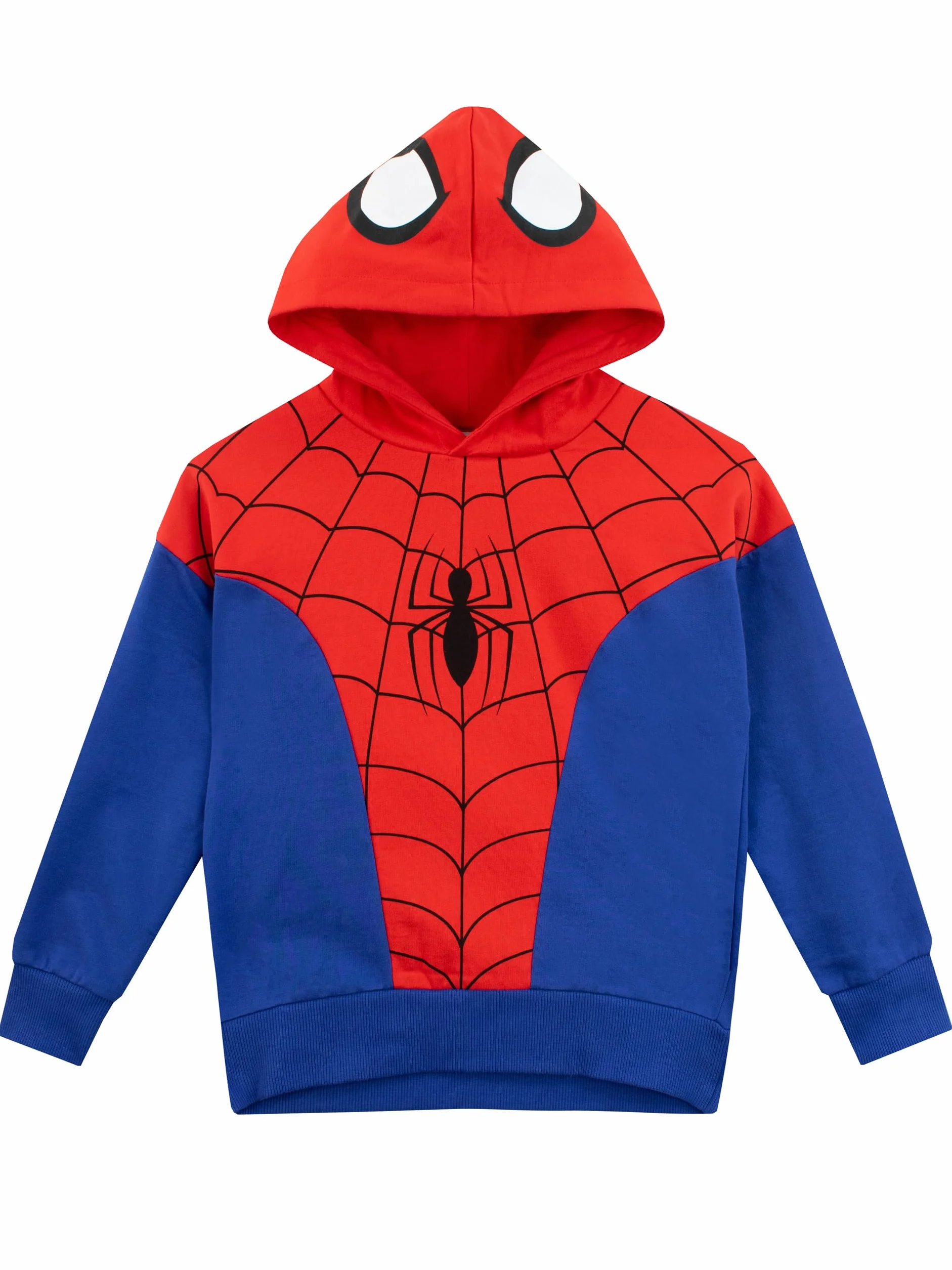 Marvel Felpa per Bambini| Felpa con Cappuccio Spiderman | Maglione per Ragazzi