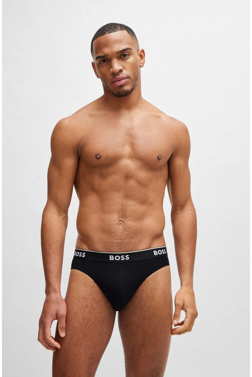 Boss Lettera 3p Power Mutande Uomo (Pacco da 3)