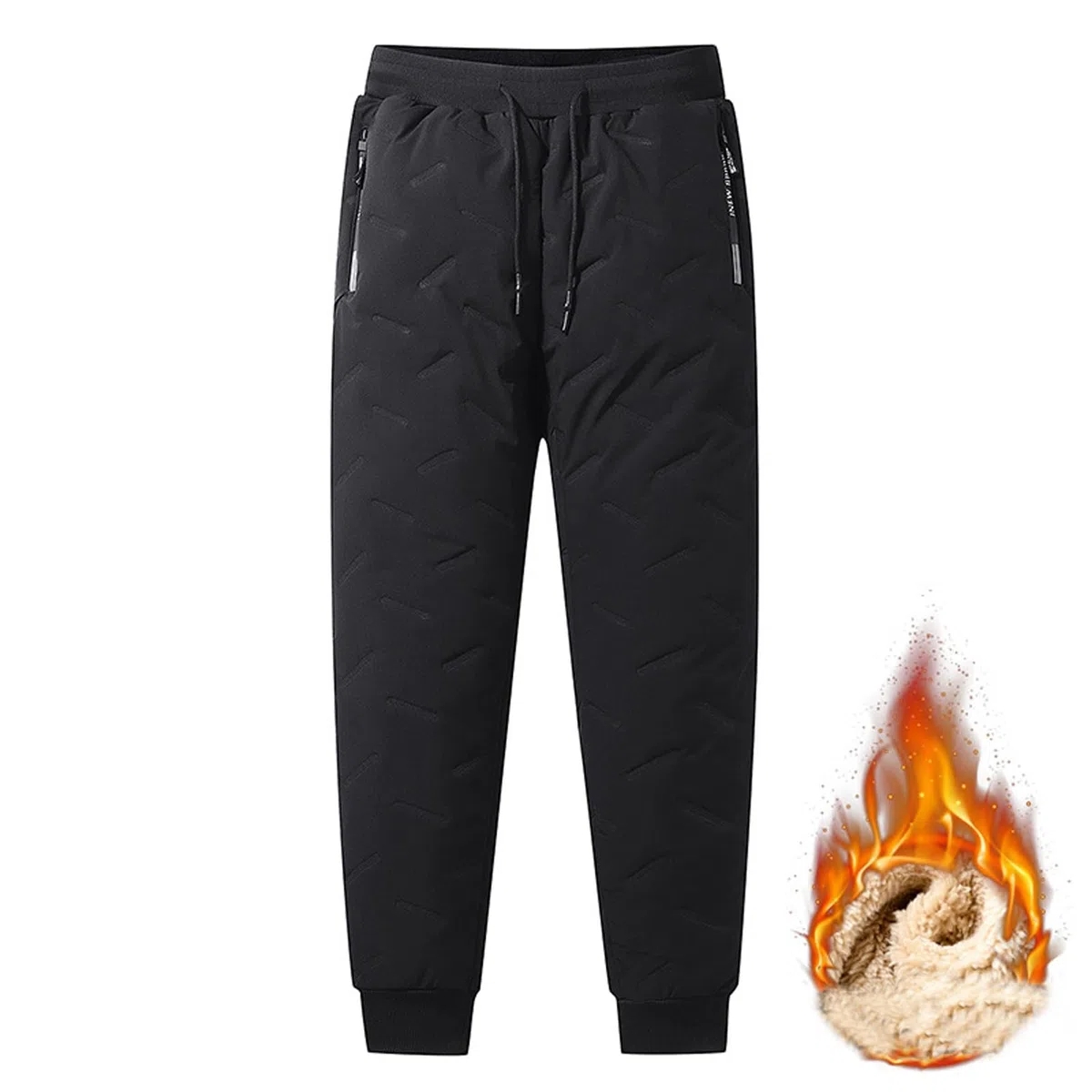 Pantaloni da Neve Unisex, Pantaloni da Neve Impermeabili Foderati in Pile Taglie Forti 2024, Pantaloni da Neve Casual da Sci, Pantaloni Sportivi Caldi per Uomo e Donna (Colore : Black1, Size :
