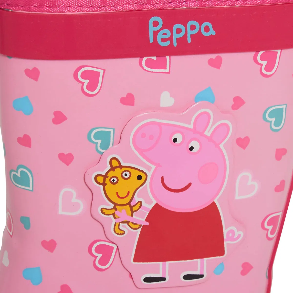 Peppa Pig Tie Top Wellington Stivali Ragazze Stivali di Gomma Rosa Bambini Gomma Wellington Pioggia Neve Welly Scarpe