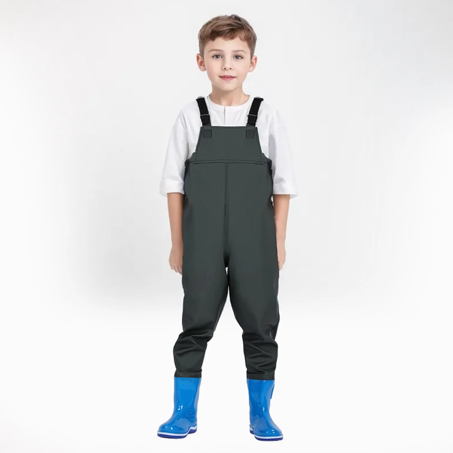 Generisch trampolieri per bambini, trampolieri da pesca, per bambini, impermeabili, per la caccia con stivali