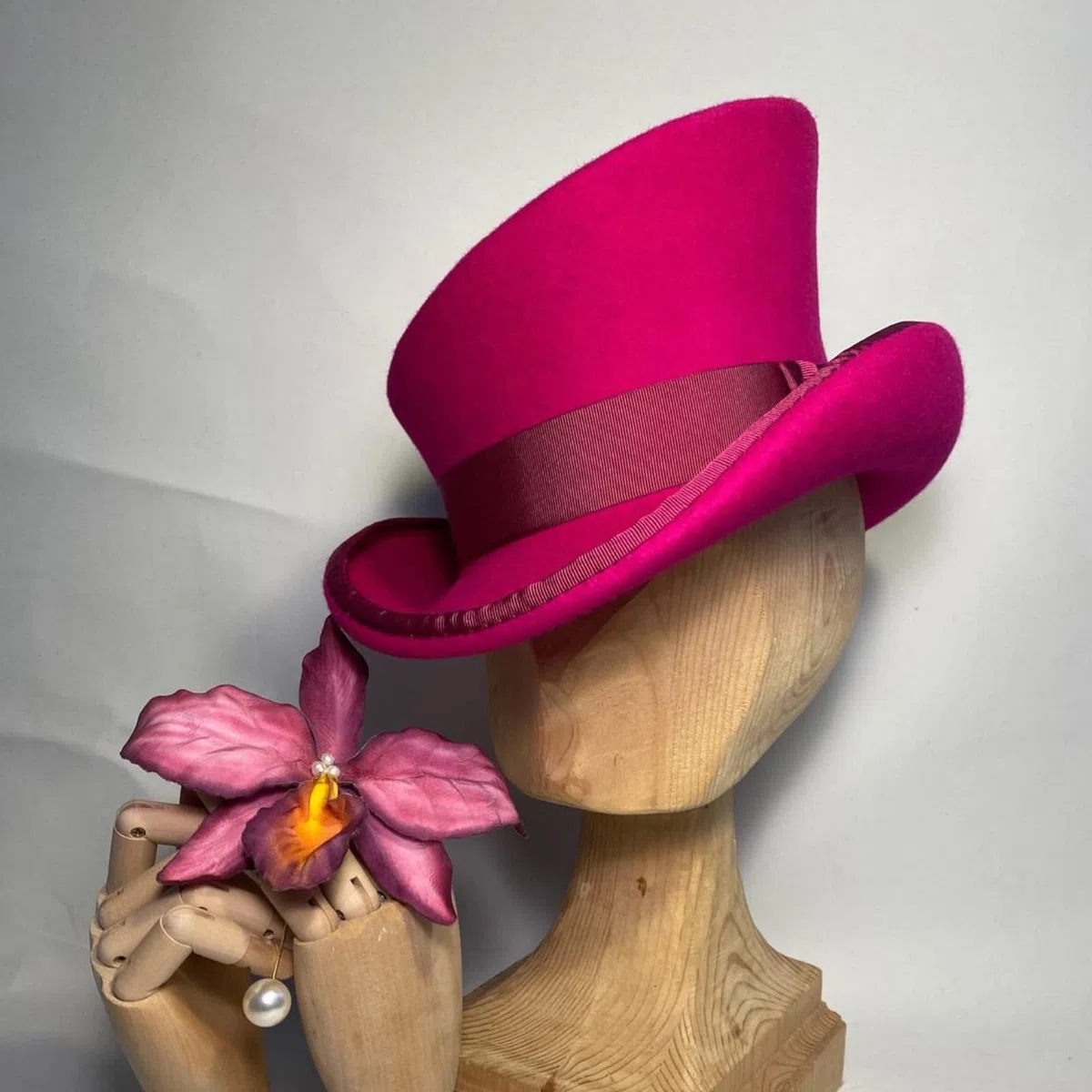 Cappelli per grandi teste uomo cilindro asimmetrico cappello di lana donna uomo cappello unisex cappello steam punk cappello cilindro moda cappello decorativo cappello caldo paraorecchie