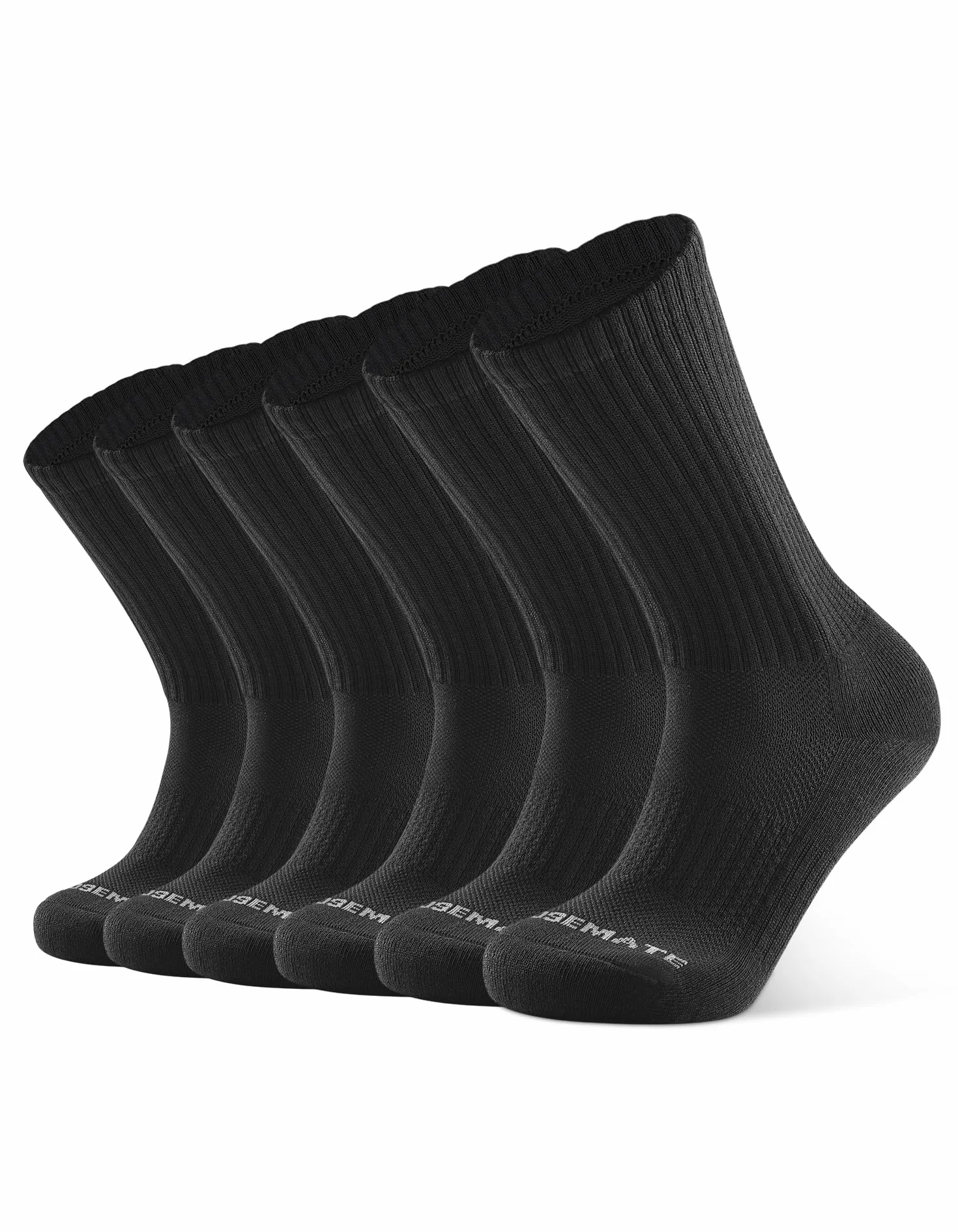 CLOSEMATE Calzini Uomo Sportivi Cuscinetto Set 6 Paia Cotone Traspiranti Comodi Per Corsa Allenamento Palestra
