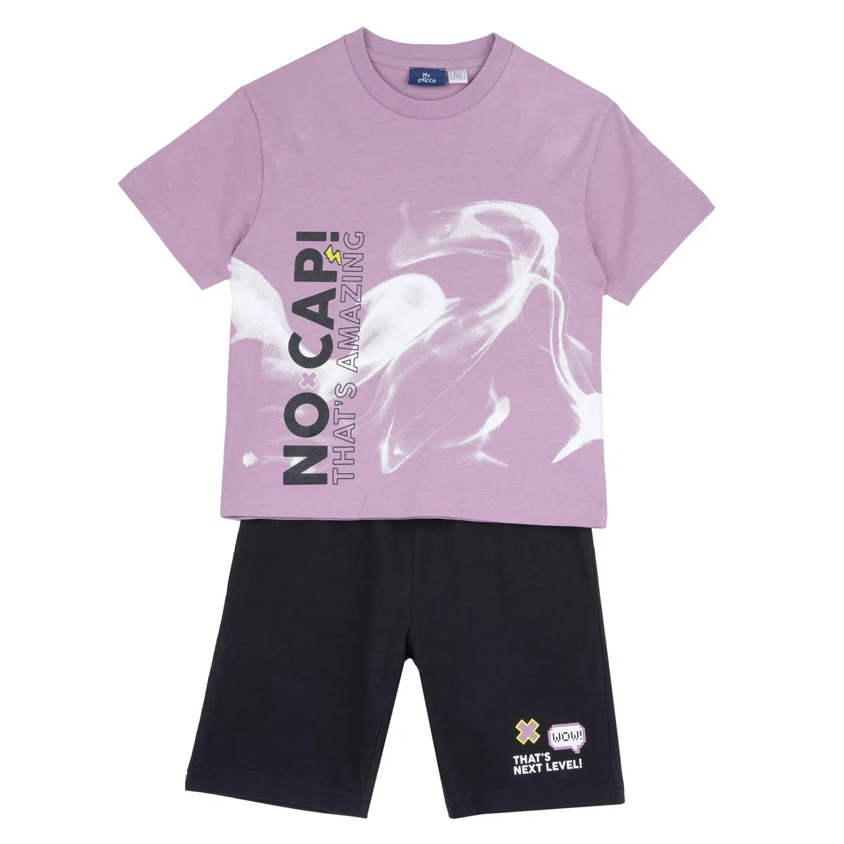 Chicco, Completo Bambina con T-Shirt e Pantaloncini, in Morbido Tessuto, Abbigliamento Bambino, Designed in Italy