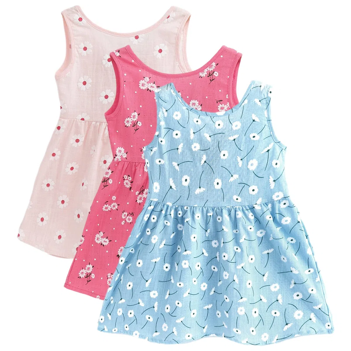 amropi Vestito Margherita Stampa Vestiti Bambina Abito Manica Volant Abitini Estivi Bimba Abiti per 0-5 Anni