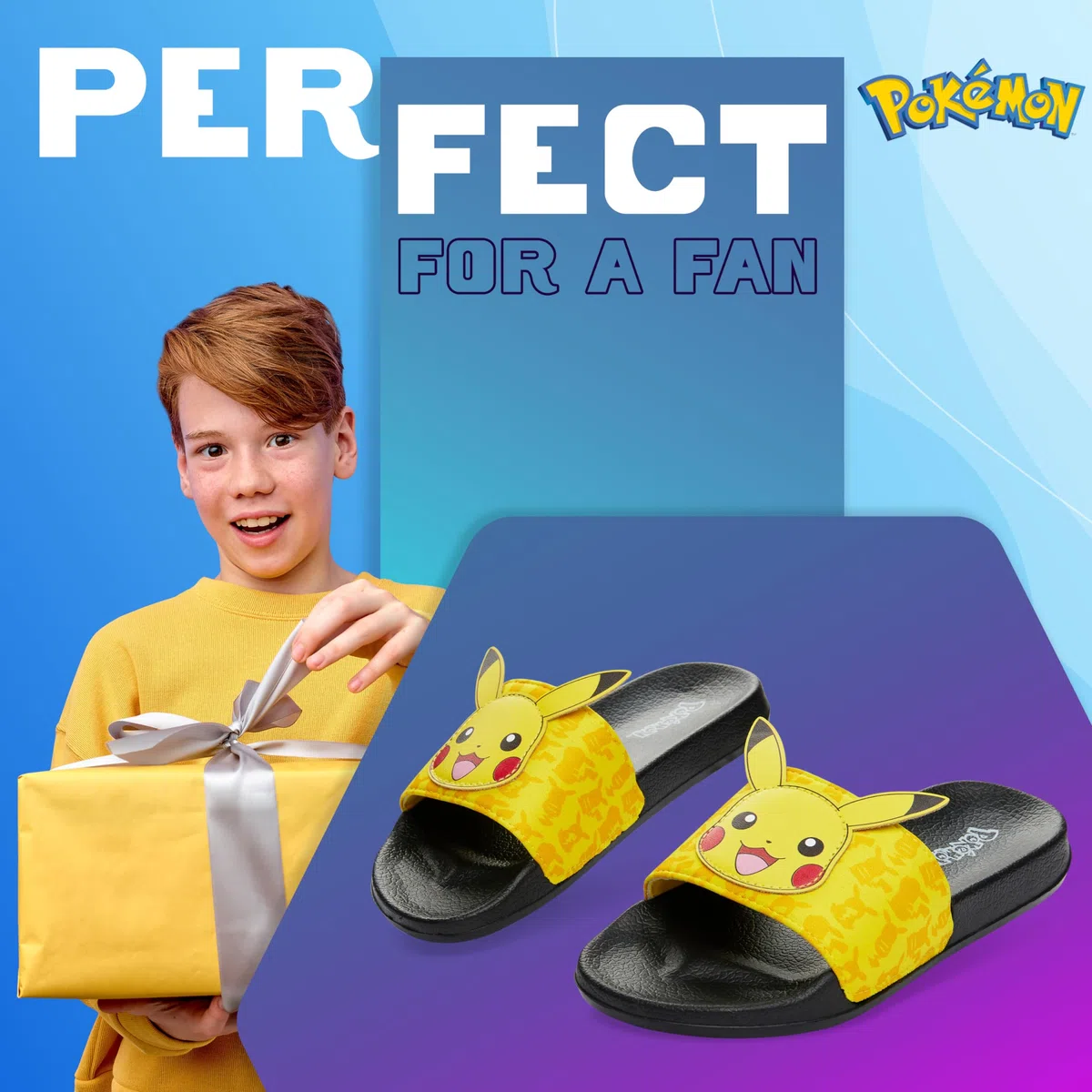 Pokémon Ciabatte da Piscina Bambino Ciabatte Slide Estive Bambino Ragazzo Mare Piscina Spiaggia 30-38