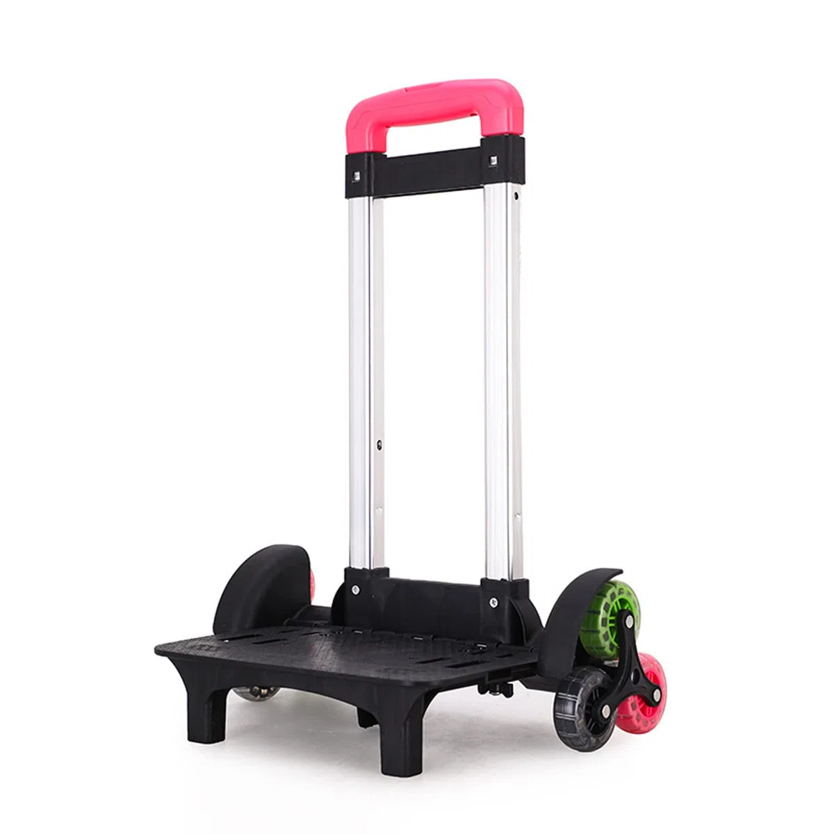 Carrello pieghevole a 6 ruote Zaino Trolley in lega di alluminio Bagagli per studenti a mano da viaggio, Blu