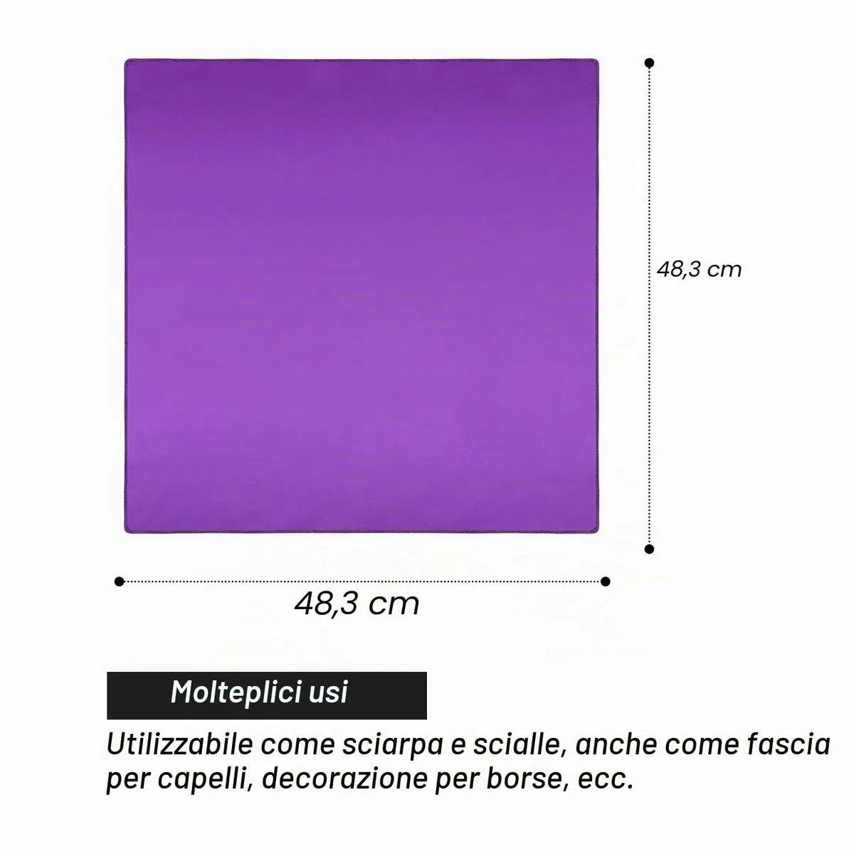 SATINIOR 15 Pezzi Sciarpa Collo Quadrato da Donna Fazzoletto da Collo Tinta Unita Misto Copricapo Sciarpa Bandana